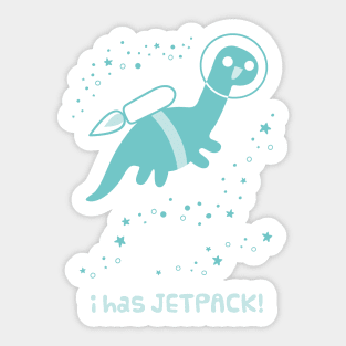 I Has Jetpack! Sticker